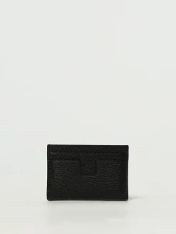 Portacarte in pelle di vitello martellata Tom Ford