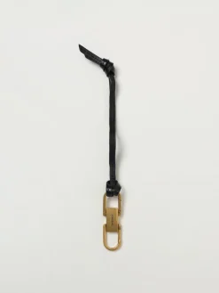 Portachiavi Saint Laurent in pelle ed ottone