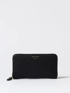 Portafoglio Emporio Armani in pelle sintetica a grana