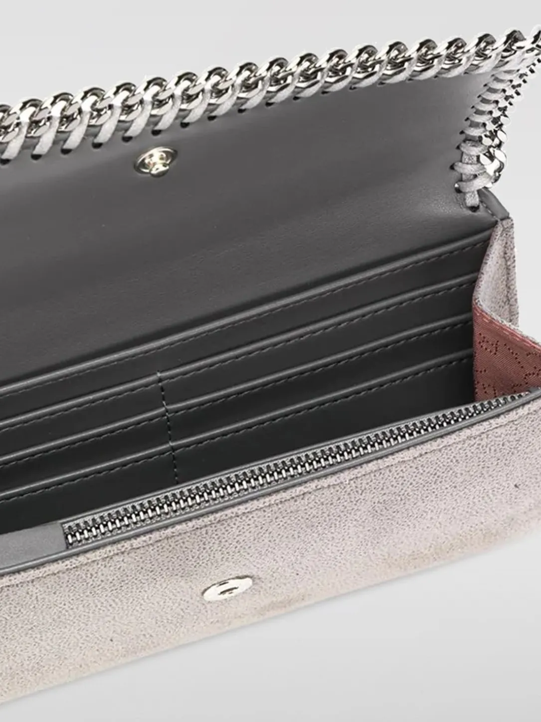 Portafoglio Falabella Stella McCartney in camoscio sintetico cracklè