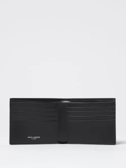 Portafoglio Tiny Cassandre East/West Saint Laurent in pelle