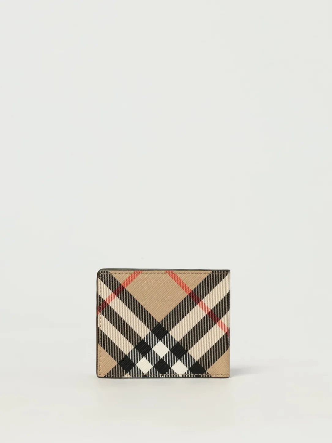 Portafoglio Vintage Check Burberry in tessuto spalmato