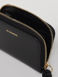 Portamonete Jil Sander in pelle palmellata