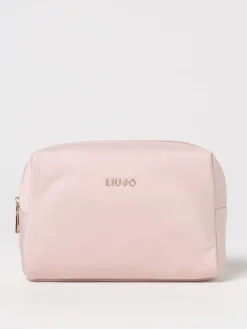 Portatrucco in poliammide con logo Liu Jo