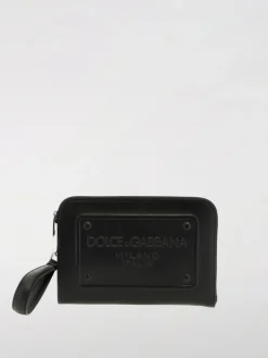 Pouch con logo goffrato Dolce & Gabbana