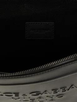 Pouch con logo goffrato Dolce & Gabbana