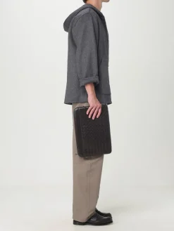 Pouch Getaway in pelle di vitello intrecciata Bottega Veneta