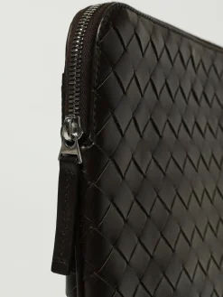 Pouch Getaway in pelle di vitello intrecciata Bottega Veneta