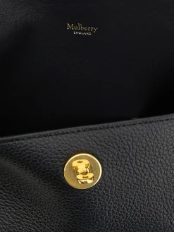 Pouch in pelle a grana Mulberry