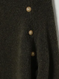 Pullover Balmain in misto lana con bottoni