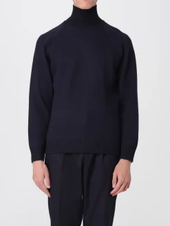 Pullover basic Paolo Pecora in lana vergine