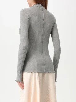 Pullover Fendi in maglia di cotone a coste