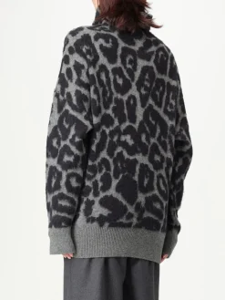 Pullover in lana animalier Stella McCartney