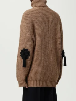 Pullover Moschino Couture in misto lana con nappe