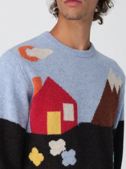 Pullover Moschino Couture in lana vergine con motivo grafica