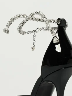 Pump Stevie Jimmy Choo in vernice con strass