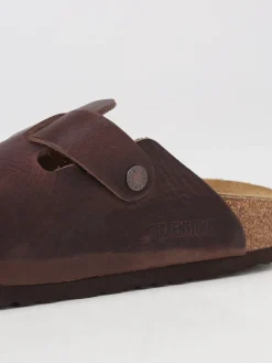 Sabot Boston Birkenstock in pelle oliata