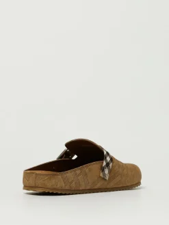 Sabot Check Urchin Burberry in camoscio