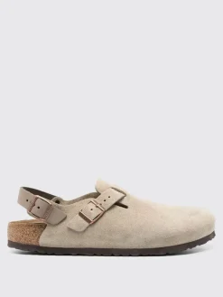 Sabot Tokio Birkenstock in camoscio