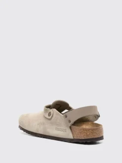 Sabot Tokio Birkenstock in camoscio