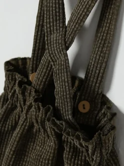 Salopette in velluto a costine Monnalisa