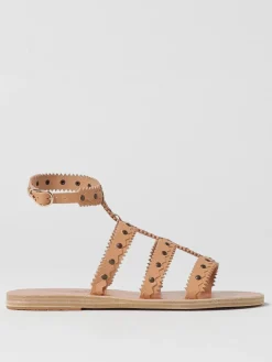Sandalo Ancient Greek Sandal in pelle con borchie