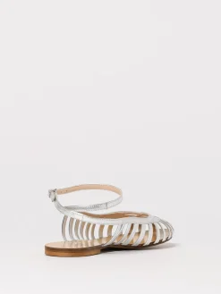 Sandalo Anna F. in pelle laminata