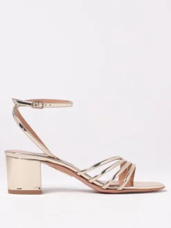 Sandalo Aquazzura in vernice laminata