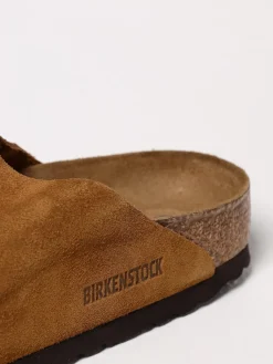 Sandalo Arizona Birkenstock in camoscio