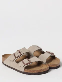 Sandalo Arizona Birkenstock in camoscio