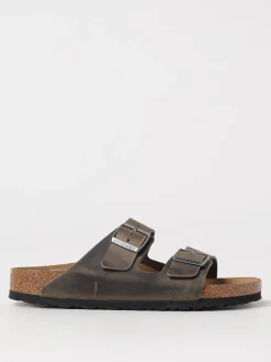 Sandalo Arizona Birkenstock in pelle oliata