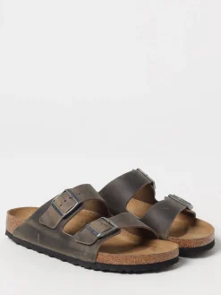 Sandalo Arizona Birkenstock in pelle oliata