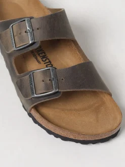Sandalo Arizona Birkenstock in pelle oliata