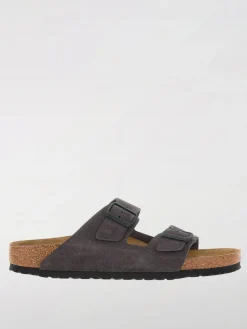 Sandalo Arizona Birkenstock in camoscio