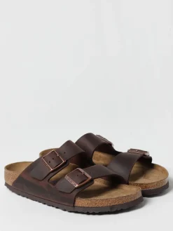 Sandalo Arizona Birkenstock in pelle oliata