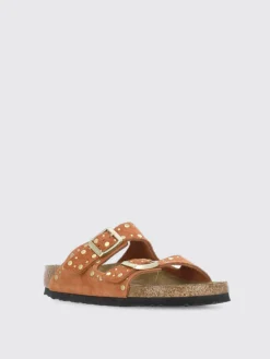 Sandalo Arizona Rivet Birkenstock in camoscio con borchie
