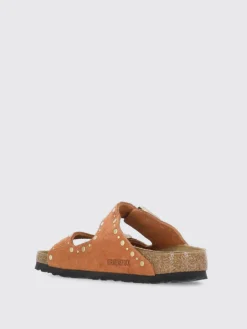 Sandalo Arizona Rivet Birkenstock in camoscio con borchie