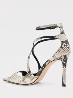 Sandalo Azia Jimmy Choo in pelle stampa pitone