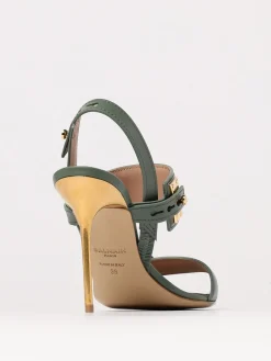 Sandalo Balmain in pelle
