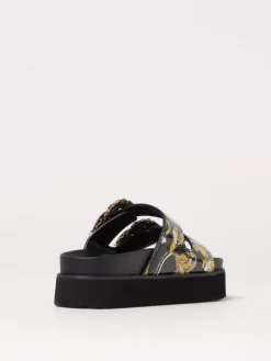 Sandalo Baroque Versace Jeans Couture in pelle sintetica stampata