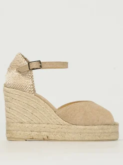 Sandalo Bianca Castañer in canvas di cotone