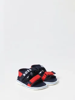 Sandalo Boss Kidswear in neoprene e nylon