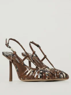 Sandalo Cage Le Silla in pelle stampa pitone