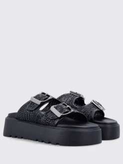 Sandalo Casadei in pelle vegana intrecciata