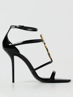 Sandalo Cassandra Saint Laurent in vernice