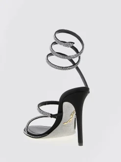 Sandalo Cleo Rene Caovilla in raso con strass