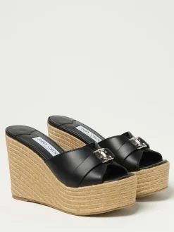 Sandalo con zeppa Leda Jimmy Choo in pelle