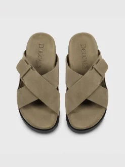 Sandalo Doucal's in camoscio