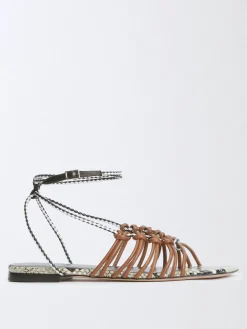 Sandalo Fabiana Filippi in pelle intrecciata