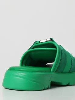 Sandalo Flash Flat Bottega Veneta in gomma e tela